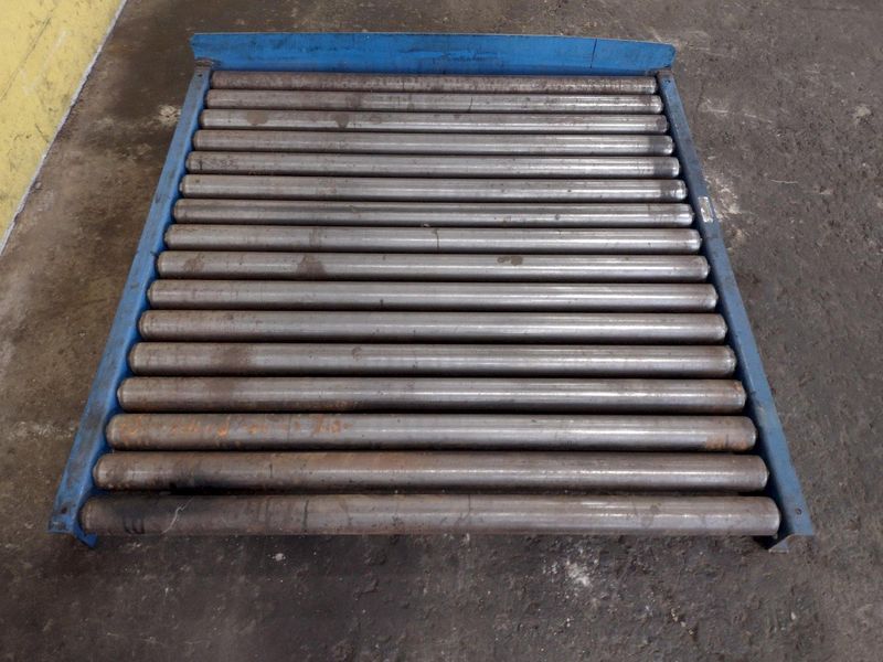 48" X 45" X 2.5" ROLLER TABLE: STOCK 16769