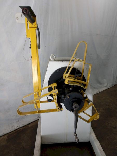 1100 LB X 16" GSW MODEL #MHM0.5/1250SO SERVO MOTORIZED COIL REEL UNCOILER, NEW 1999: STOCK 12985