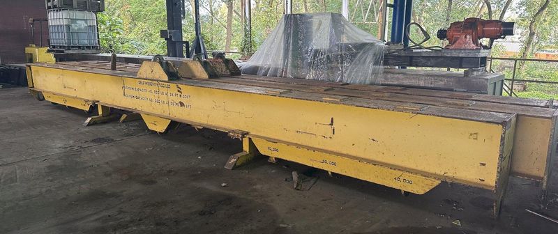 50,000 LB. X 30' CAPITAL STEEL HEAVY DUTY SPREADER BAR / LIFTING BEAM: STOCK #19486