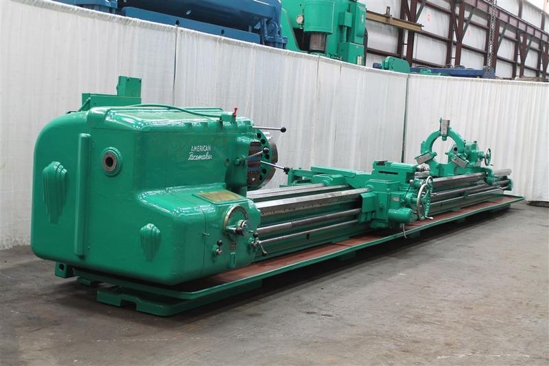 32" X 312" AMERICAN ENGINE LATHE: STOCK #61876