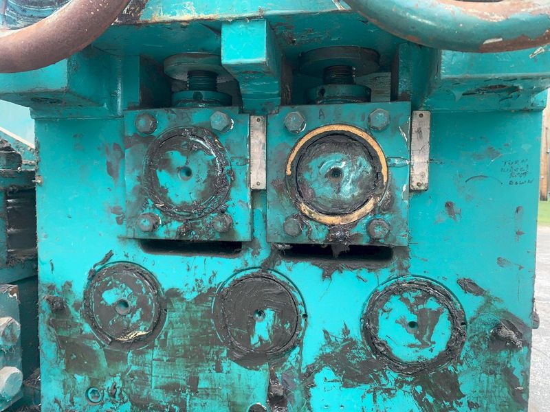 20,000 LB X 30" X .500" YODER COIL CRADLE & STRAIGHTENER FEED LINE: STOCK #13050