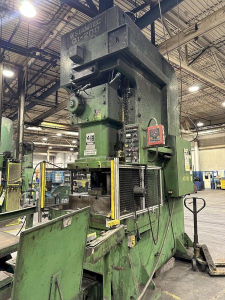 200 TON STAMTEC MODEL #G1-200 (NEW 2000) GAP FRAME PRESS, 7.87" STROKE: STOCK #20020