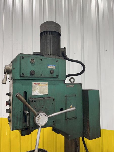 27" GRIZZLY MODEL #G0756 HEAVY DUTY DRILLING & TAPPING SINGLE SPINDLE DRILL:: STOCK 16885