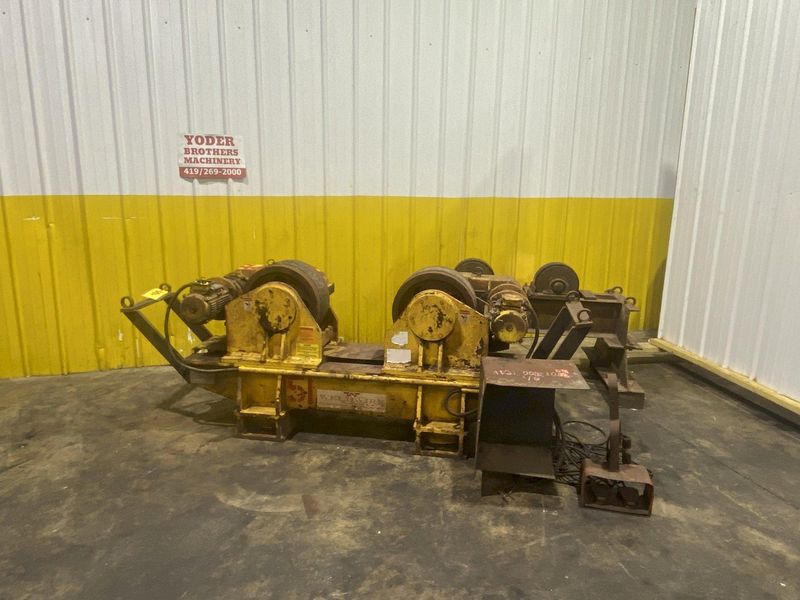 60 TON WELDWIRE MODEL #WER-60 POWERED TANK TURNING ROLLS WITH IDLER: STOCK #16906