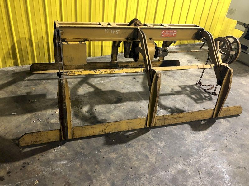 10,000 LB X 96" X 20"-48" ADJUSTABLE  CULLEN FRIESTEDT C F PARALLELOGRAM SHEET LIFTER: STOCK 153