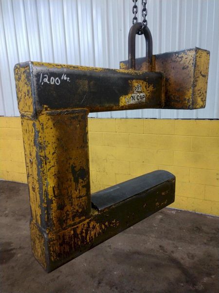 20,000 LB 10 TON x 36' CADY COIL LIFTING C HOOK: STOCK #14592