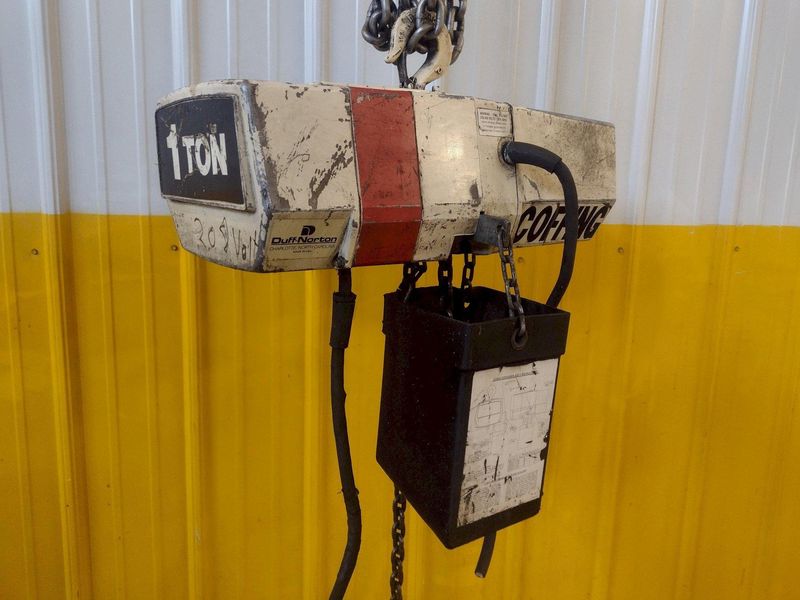 1 TON COFFING ELECTRIC CHAIN HOIST: STOCK #17407