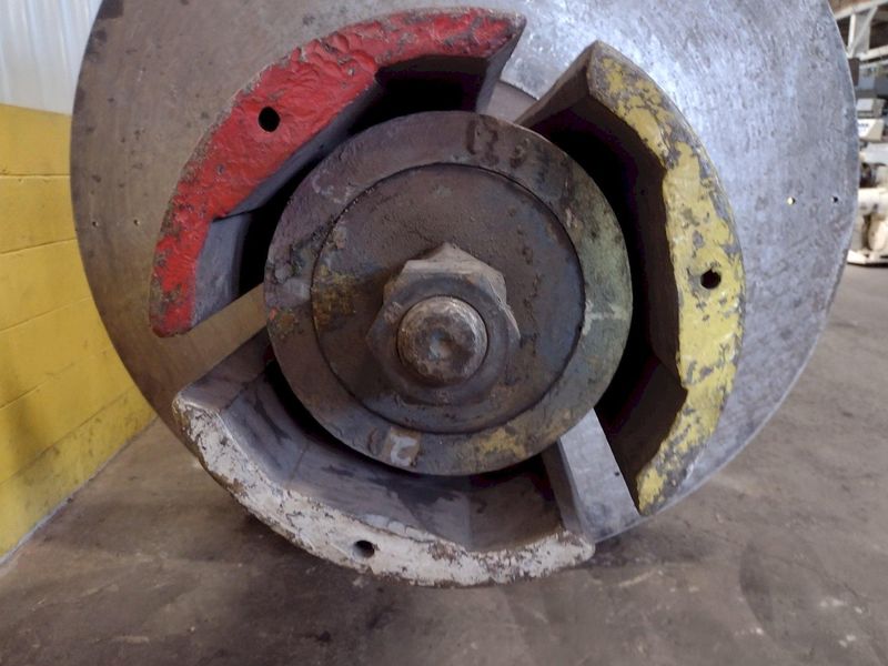 30,000 LBS X 48" YODER PULL OFF UNCOILER / COIL REEL: STOCK #16920