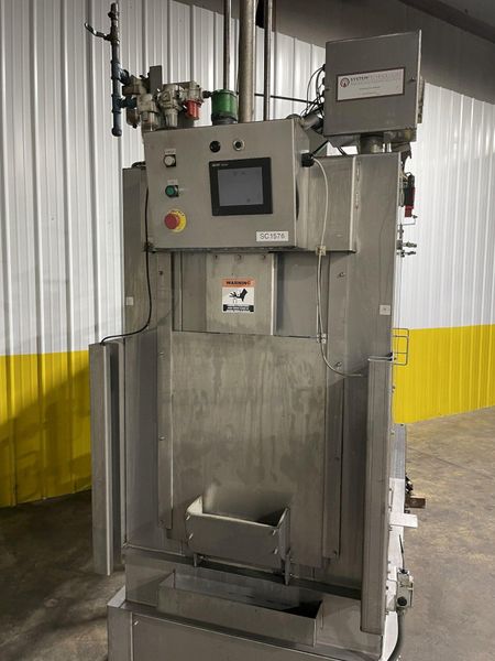 SYSTEM TECHNOLOGIES MODEL @CMI-123-480 CLEAN MACHINE HIGH PRESSURE STAINLESS STEEL PARTS WASHER: