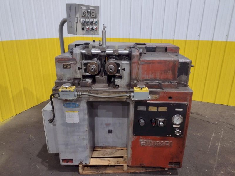 16 TON NISSEI MODEL #FA16 2-DIE INFEED THREAD ROLLER : STOCK #19733