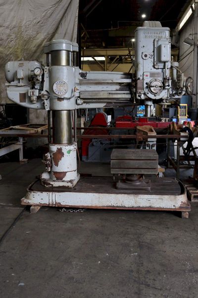 4' X 13" CINCINNATI BICKFORD RADIAL DRILL: STOCK #72033