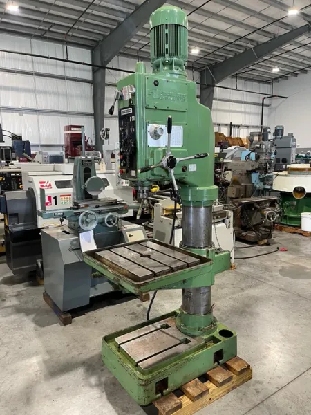 IBARMIA B-70  31-1/2” Geared Head Drill Press & Power Down Feed #7013