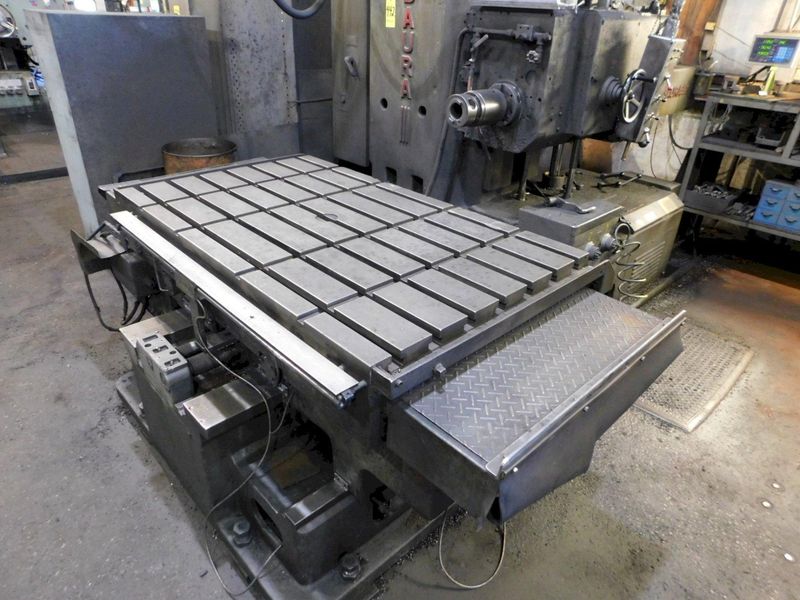 3.5" SHIBAURA/TOSHIBA #BFT-9 TABLE TYPE HORIZONTAL BORING MILL: STOCK #11278
