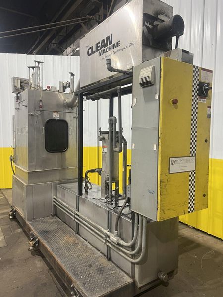 2017 SYSTEM TECHNOLOGIES ROTARY TABLE HIGH-PRESSURE STAINLESS STEEL PARTS WASHER: STOCK #14485