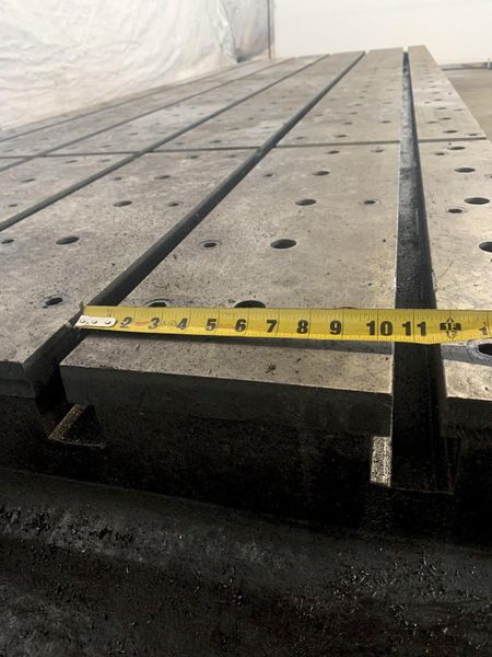 60" X 168" X 9" T-SLOTTED FLOOR PLATE: STOCK 17335
