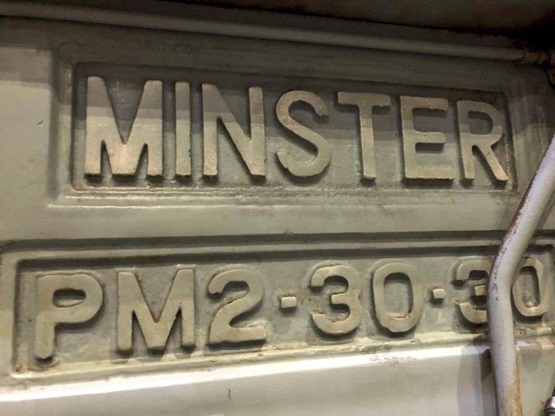 30 TON MINSTER MODEL PM2-30-30 SSDC PRESS, 1.5" STROKE: STOCK #13132