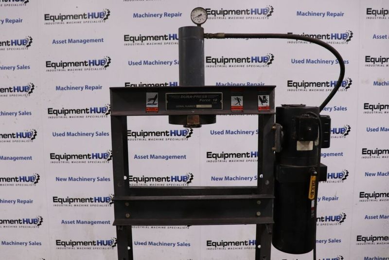 Dake Dura Press Force 10 Ton Electrically Operated Hydraulic Powered Press