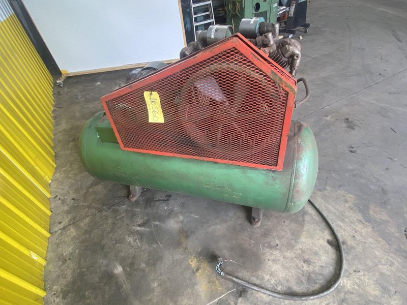 7.5 HP SPEEDAIRE RECIPRICATING AIR COMPRESSOR WITH HORIZONTAL TANK: STOCK #16560