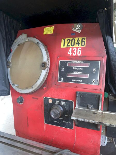 14" JONES & LAMSON OPTICAL COMPARATOR: STOCK #11981