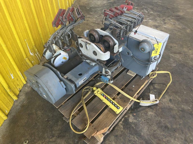 2 TON P&H "HEVI-LIFT SERIES M" POWERED CABLE HOIST WITH POWER TROLLEY: STOCK #17098