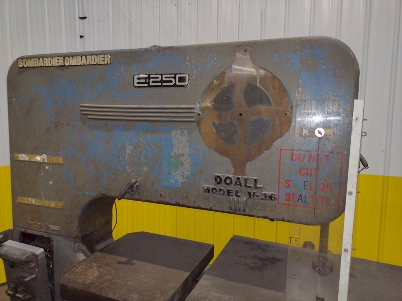 36" DOALL MODEL #V-36 VERTICAL BAND SAW: STOCK #18402