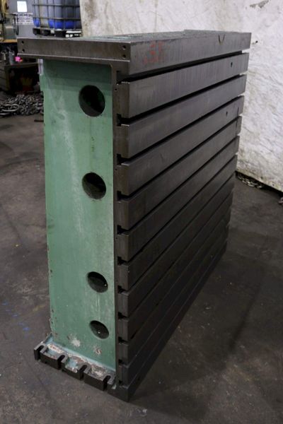 1 PAIR OF 57' X 57' X 20-1/2' T SLOTTED ANGLE PLATES: STOCK #73482