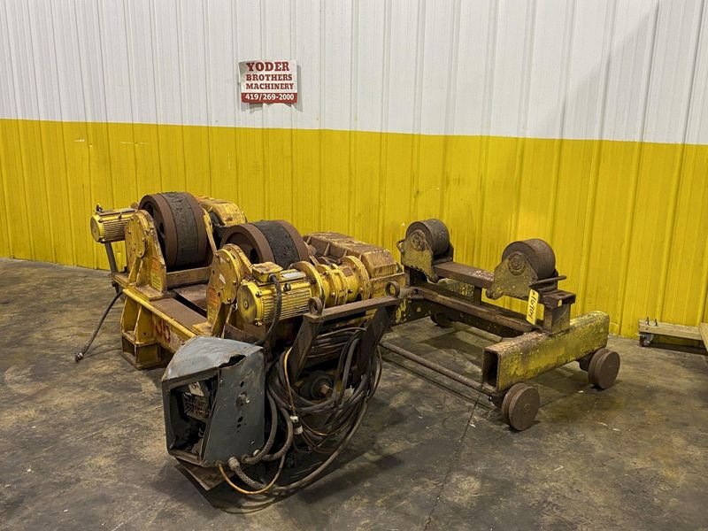 60 TON WELDWIRE MODEL #WER-60  POWERED TANK TURNING ROLLS WITH IDLER: STOCK #16904