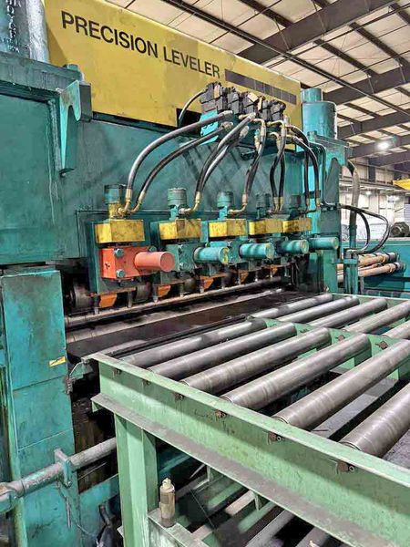 74" x 0.500" x 60,000# Herr Voss Cut To Length Line