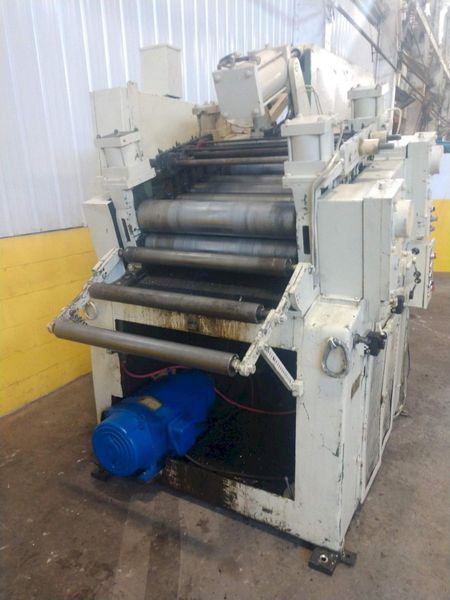 30" X .125" LITTELL MODEL #632D-7PD POWERED STRIP STRAIGHTENER WITH PEELER: STOCK 14128