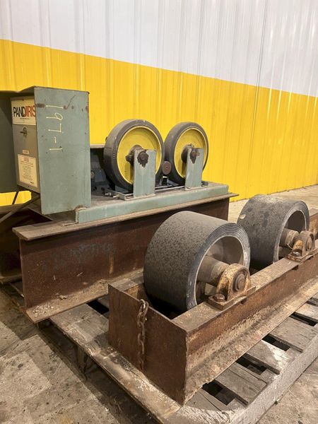 4,000 LB PANDJIRIS PIPER PIPE TANK TURNING ROLLS, DRIVE & IDLER: STOCK #20362