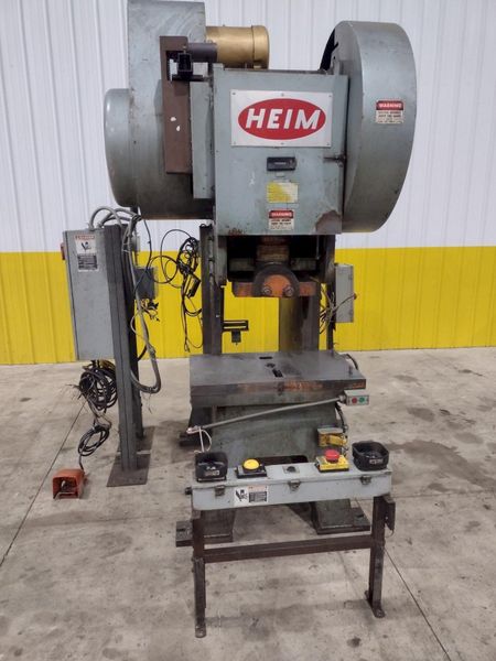 70 TON HEIM MODEL #7G GAP FRAME PUNCH PRESS, 5" STROKE: STOCK #22126