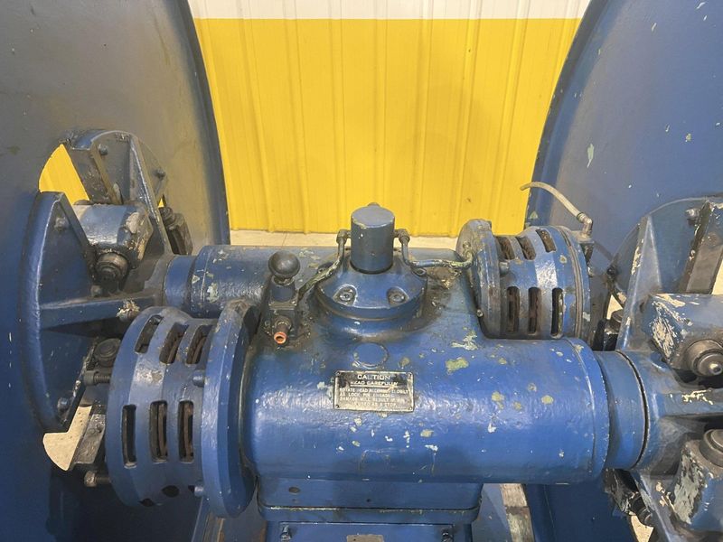 2,500 LB X 18" LITTELL MODEL #25-18 DOUBLE END PULL OFF UNCOILER COIL REEL: STOCK #22118