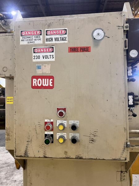 7,500 LB X 40" ROWE 7540 DSV MOTORIZED COIL REEL UNCOILER: STOCK #21925
