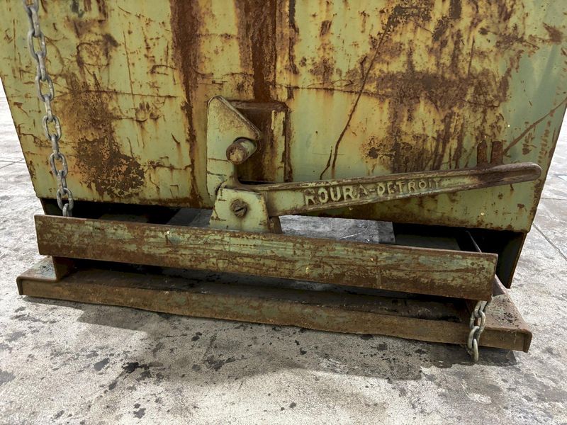 60" X 55" ROURA EXTENDED HEIGHT DUMP HOPPER: STOCK 21911