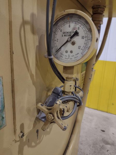 8 TON GREENERD MODEL #HC-8-3 C FRAME HYDRAULIC PRESS 12" STROKE: STOCK #21760