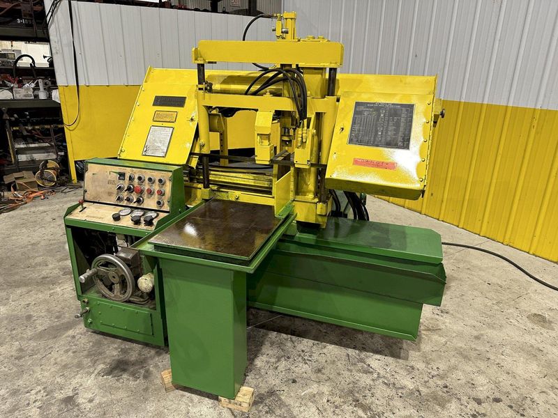 10" X 17" WF WELLS MODEL #W-10-2U AUTOMATIC HORIZONTAL DUAL POST BAND SAW: STOCK #21759