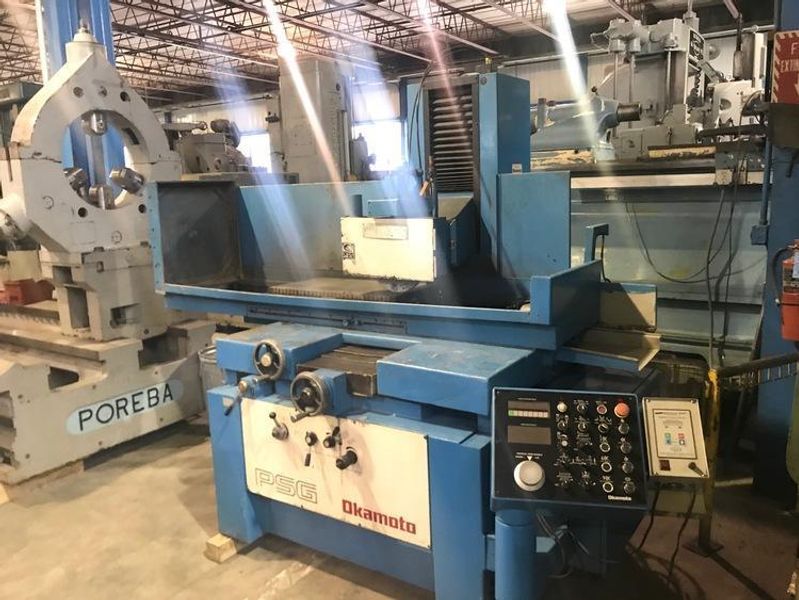 16' X 32' OKAMOTO HORIZONTAL SURFACE GRINDER: STOCK #72542
