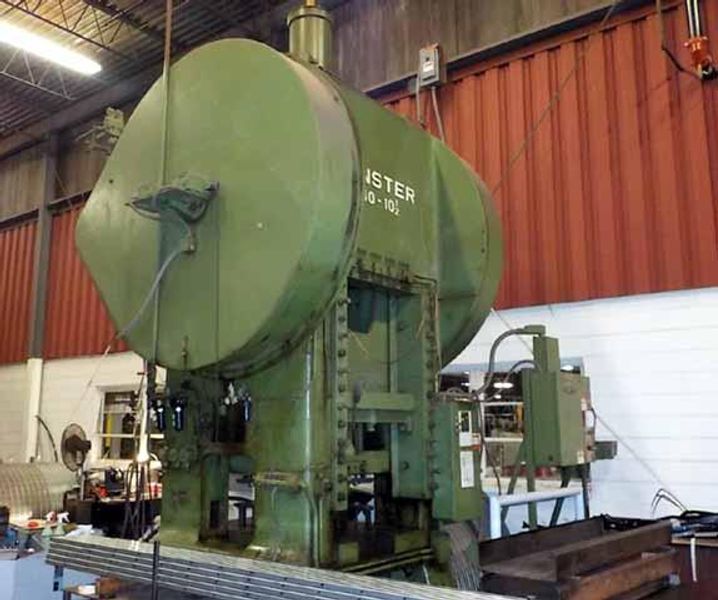 300-Ton Minster Model 40-10-½ Straight Side Double Crank Press