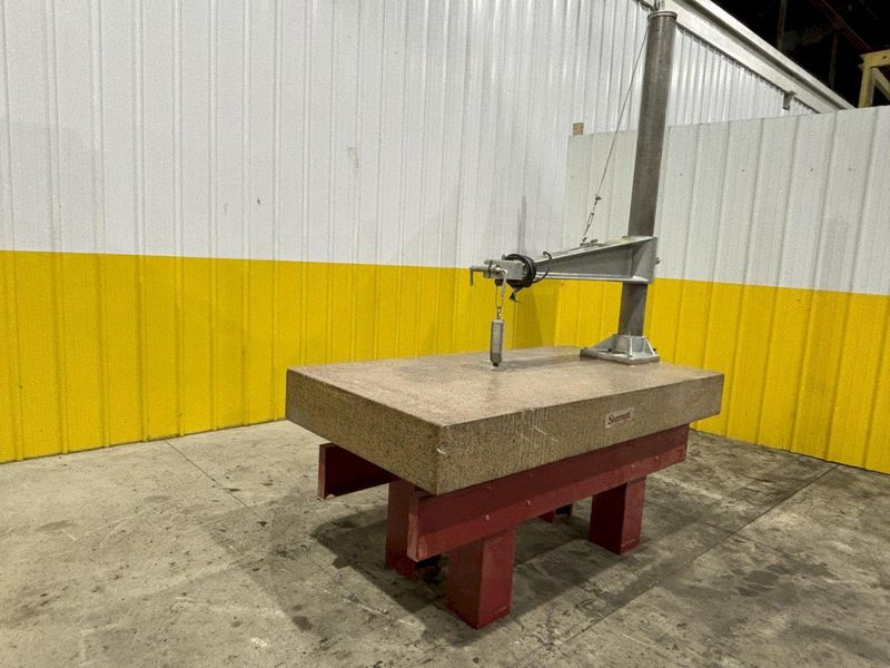 72" X 36" X 8" STARRETT GRADE B GRANITE SURFACE INSPECTION PLATE: STOCK #22037