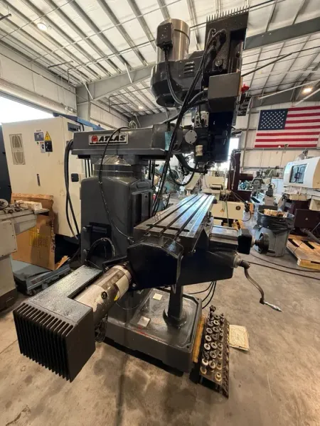 ATLAS CLAUSING 3VS08 CNC 3 axis Vertical Milling Machine MILLPWR #7849