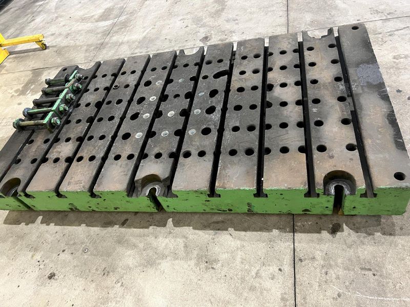 84" x 46" x 8" T SLOTTED SOLID BOLSTER PLATE: STOCK 20969