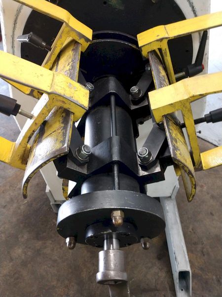 1100 LB X 16" GSW MODEL #MHM0.5/1250SO SERVO MOTORIZED COIL REEL UNCOILER: STOCK 12990
