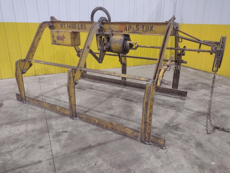 10,000 LBS X 96" CF ADJUSTABLE PLATE & SHEET LIFTER: STOCK #22326