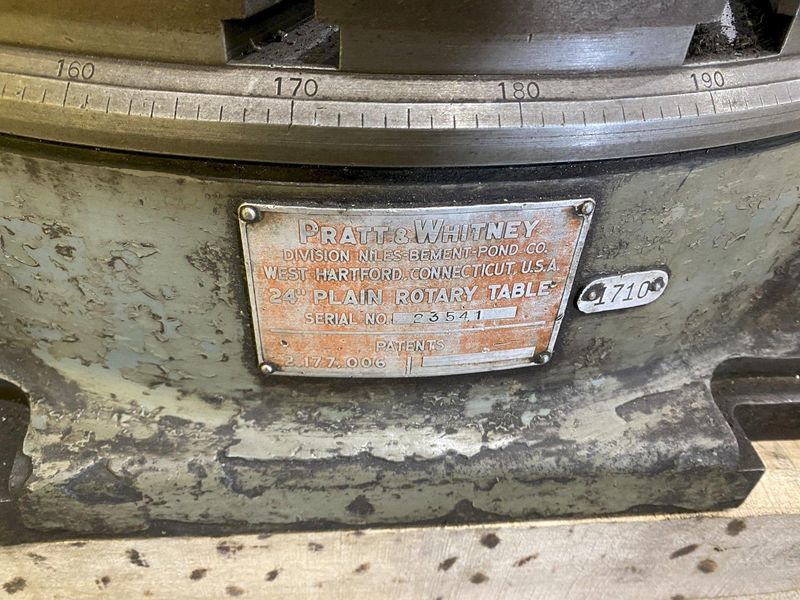24" WALTER MODEL #RIS500TG POWER ROTARY TABLE: STOCK #20273