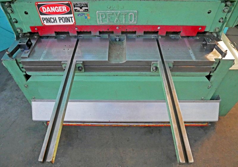 Peck, Stow, & Wilcox (Pexto) 4' x 12 Gauge Power Squaring Shear, 12-U-4H
