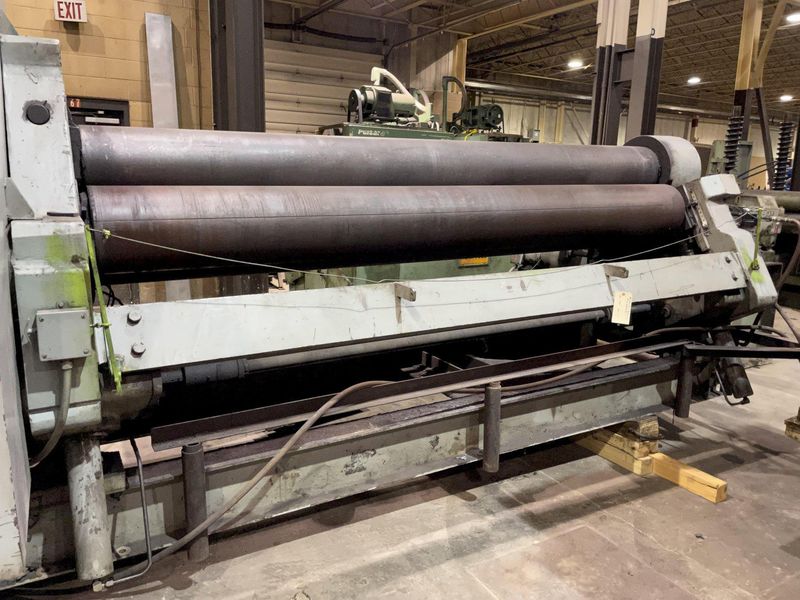 10' X 5/8" BERTSCH MODEL #11 INITIAL PINCH PLATE ROLL: STOCK #10399