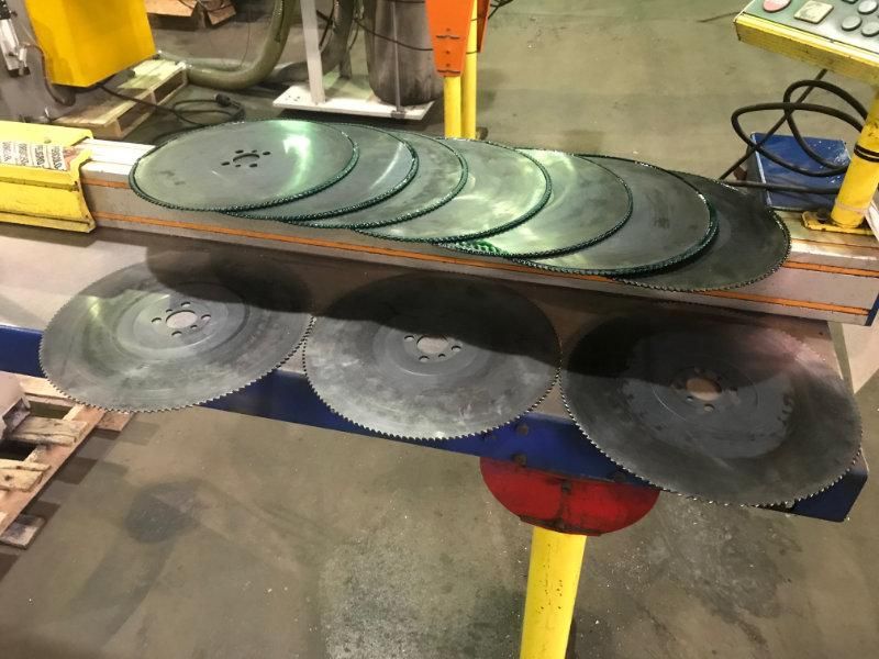 USED KMT C 360 SA SEMI-AUTOMATIC VERTICAL COLUMN COLD SAW WITH 6' TIGER STOP, Year 2006, Stk# 10