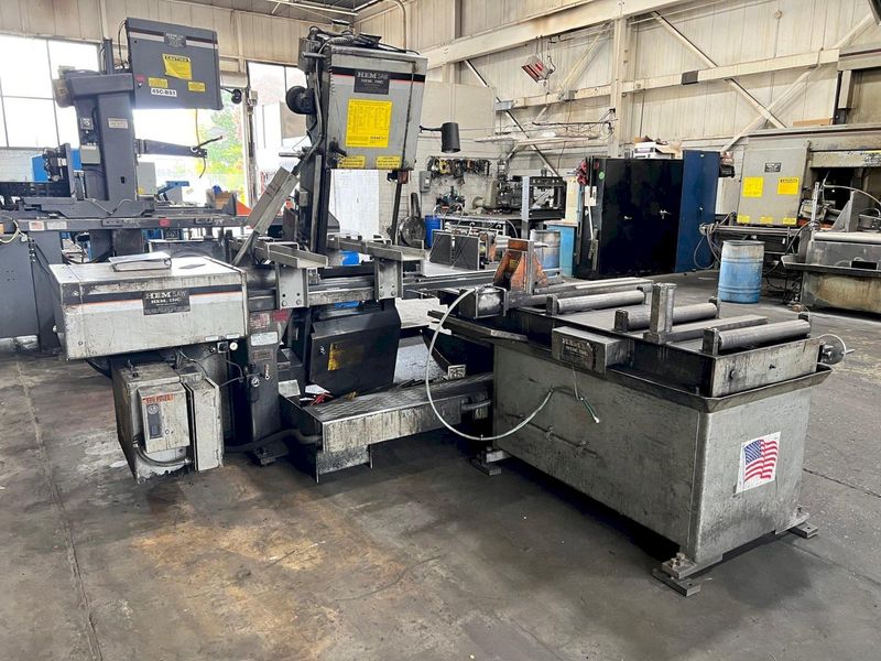 USED HEM 18" X 20" MODEL V100LA-2 AUTOMATIC TILT FRAME BANDSAW, Stock# 11046, Year: 1998