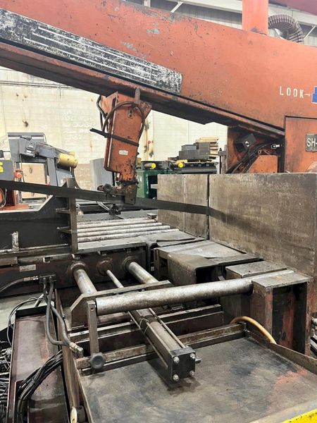 USED COSEN 16" X 31" SEMI-AUTOMATIC DUAL COLUMN DOUBLE MITERING BANDSAW MODEL SH-800DM, Stock# 1