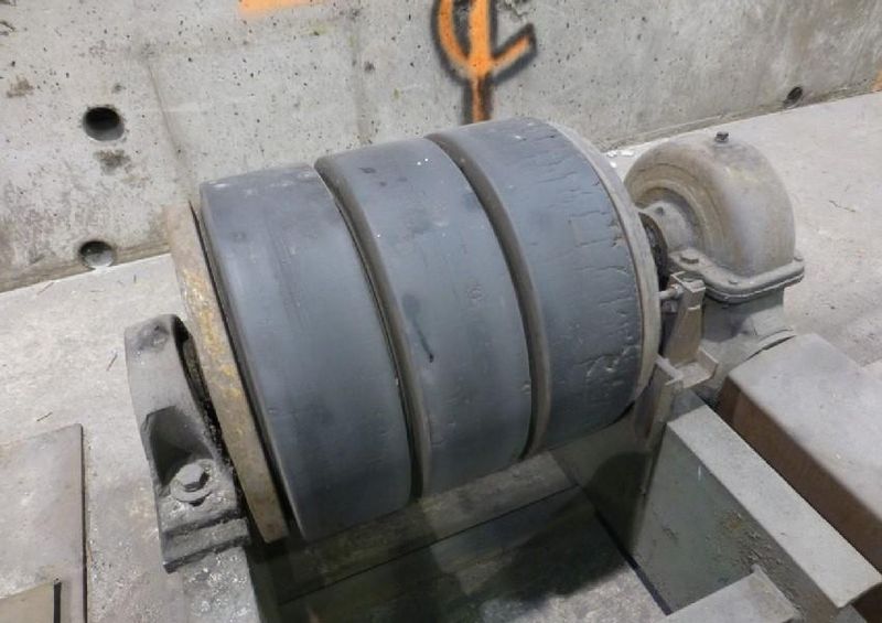 120 TON PANDJIRIS MODEL #PR-240 WELDING TANK TURNING ROLLS, 60 TON DRIVE & 60 TON IDLER: STOCK #